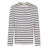 Jil Sander Bluejay Cotton Long Sleeved Top In Neutral