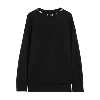 JIL SANDER SWEATERS BLACK