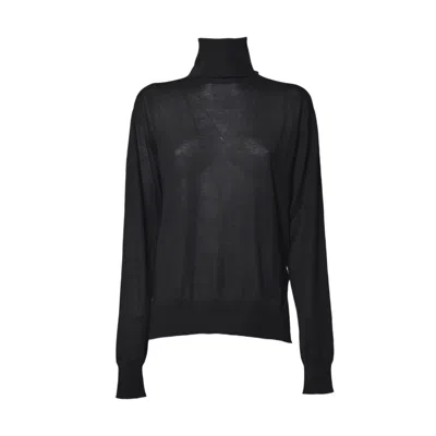 Jil Sander Sweaters In Black