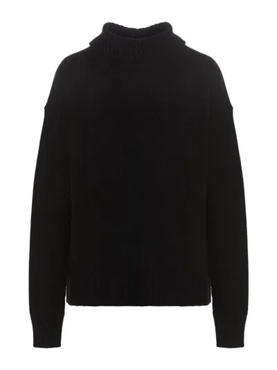 Jil Sander Sweaters In Black