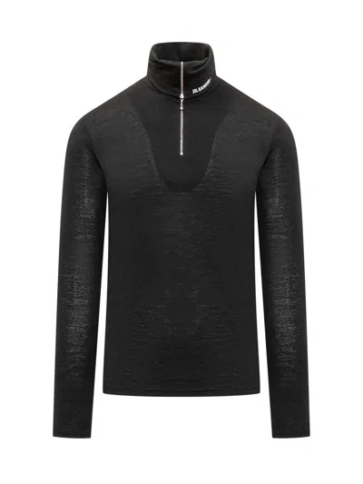 Jil Sander Sweaters In Black