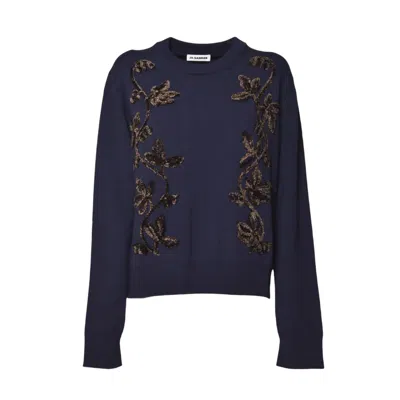 Jil Sander Sweaters In Blue