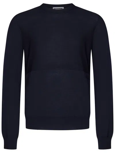 Jil Sander Sweater In Blue