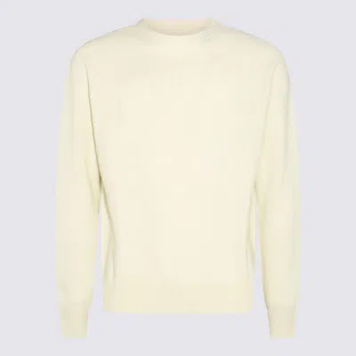 Jil Sander Round-neck Cashmere Jumper In White