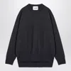 Jil Sander Wool Crewneck Sweater In Grey
