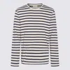 Jil Sander Bluejay Cotton Long Sleeved Top In Multi