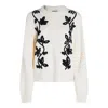 Jil Sander Embroidered Wool Jumper In Neutral