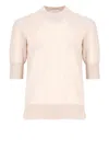 Jil Sander Cashmere, Wool And Silk Sweater In Pink