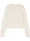 Jil Sander Sweaters White In White