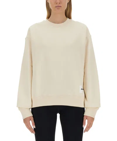 Jil Sander Sweatshirt In Sand