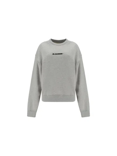 Jil Sander Sweatshirt In Grey