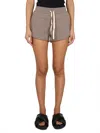 Jil Sander Relaxed-fit Sweatshirt Bermuda With Drawstring Waistband