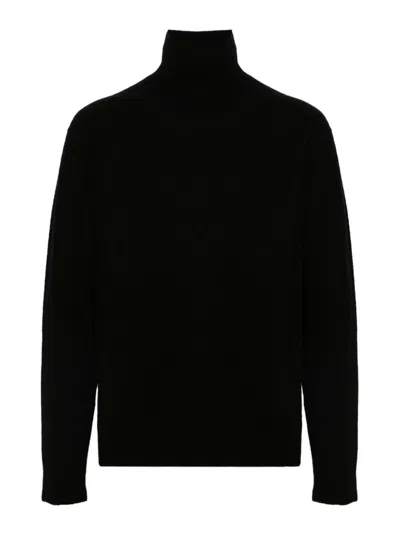Jil Sander Jumper Turtle Neck Long Sleeves In Black
