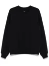 Jil Sander Relaxed Fit Cotton Crewneck Sweatshirt In Blue
