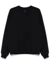 Jil Sander Relaxed Fit Cotton Crewneck Sweatshirt In Blue