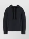 Jil Sander Women's Melange Dark Wool Blend Sweatshirt