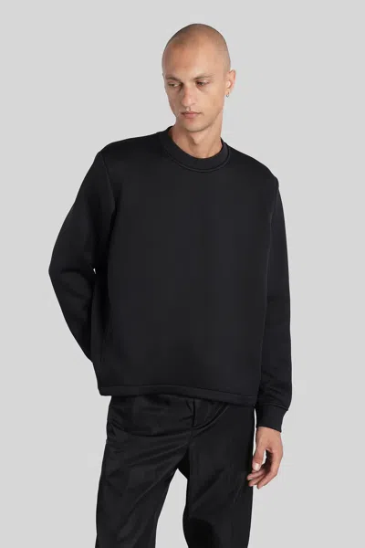 Jil Sander Sweatshirt In Black Polyamide