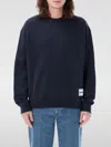 Jil Sander Logo-patch Cotton-jersey Sweatshirt In 蓝色