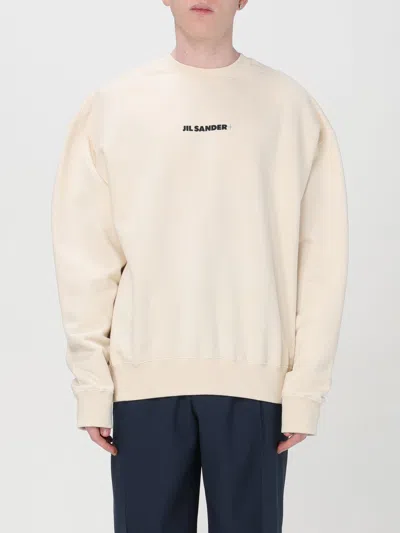 JIL SANDER SWEATSHIRT JIL SANDER MEN COLOR IVORY,F22280044