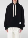 Jil Sander Hoodie With Patch Logo And Ribbed Finish In 黑色
