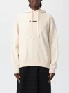 Jil Sander Logo-print Cotton Sweatshirt In Neutral