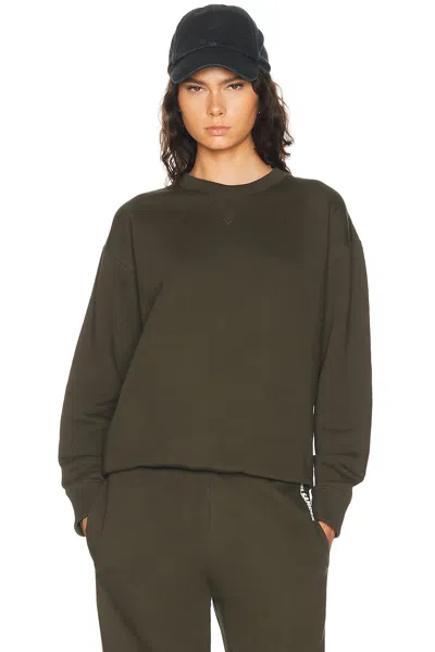 Jil Sander Sweatshirt In Thyme Green