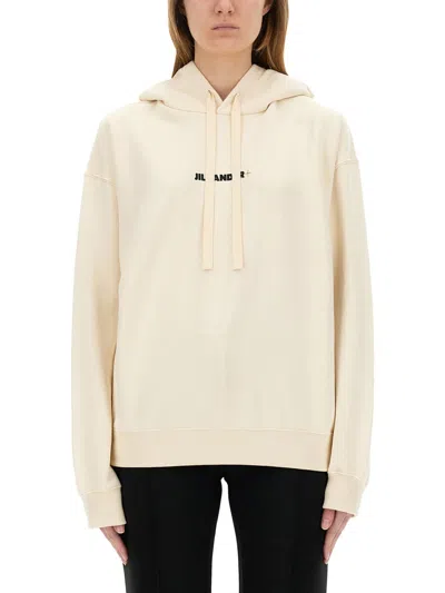 JIL SANDER JIL SANDER SWEATSHIRT WITH LOGO
