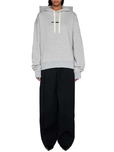 Jil Sander Sweatshirts In Grey