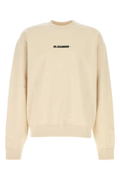 Jil Sander Sweatshirts In White