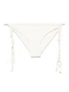 Jil Sander Tangle Bikini Bottoms In White