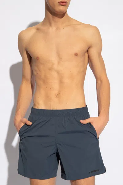 Jil Sander + Swimming Shorts In Navy Blue