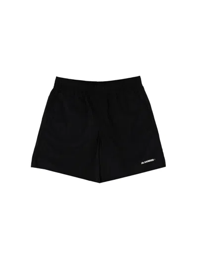 Jil Sander Swimsuit With Logo In Black