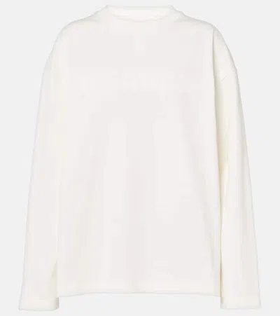 Jil Sander Cotton Jersey T-shirt In Porcelain