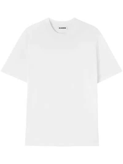 Jil Sander Basic Crewneck T-shirt In White
