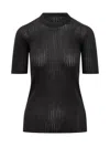 Jil Sander Ribbed Short-sleeve Top