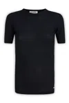 Jil Sander Logo Cotton Jersey T-shirt In 402