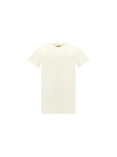 Jil Sander Off-white Cotton T-shirt In Ivory