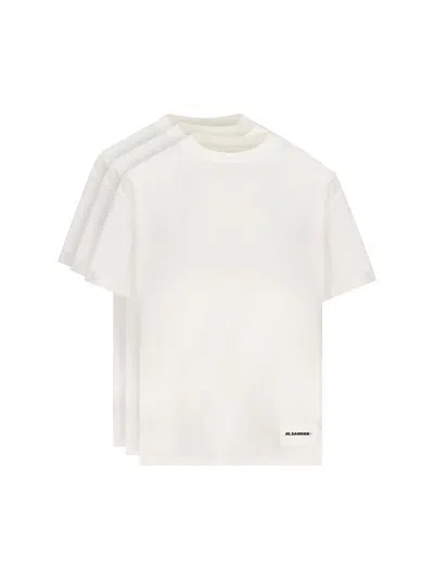 Jil Sander T-shirt And Polo Shirt In Multicolor
