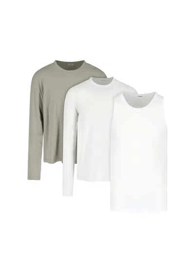 JIL SANDER T-SHIRT AND TANK TOP SET