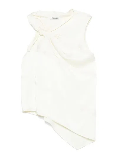 Jil Sander T-shirt In Beige