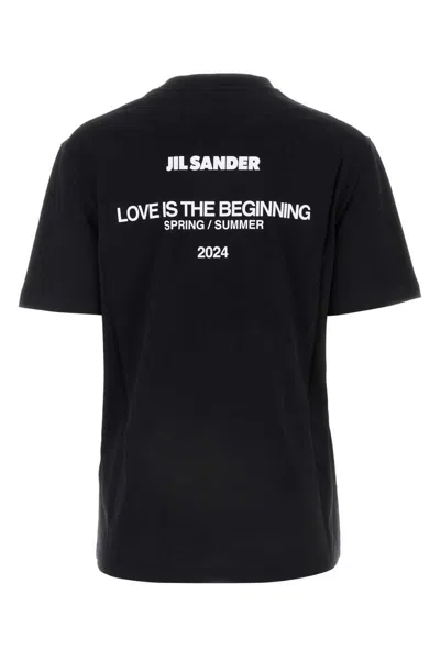 Jil Sander T-shirt In Black