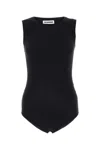 Jil Sander Body Aus Jersey In Black