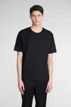 Jil Sander Cotton T-shirt In Black