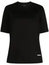Jil Sander Logo-embellished Cotton T-shirt In Black