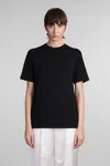 Jil Sander 3 T-shirt Pack With Logo Patch In Cotton Woman In Black