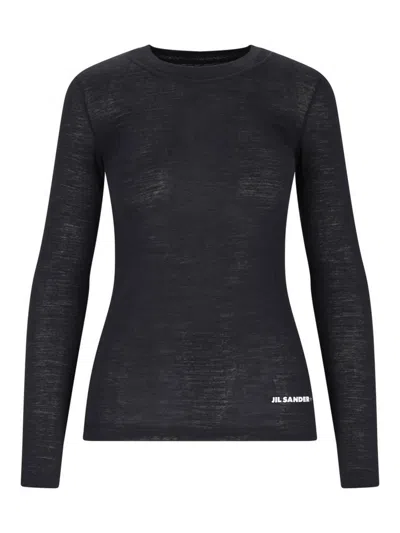 Jil Sander T-shirt In Black