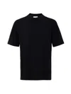 Jil Sander Black Cotton T-shirt In Black