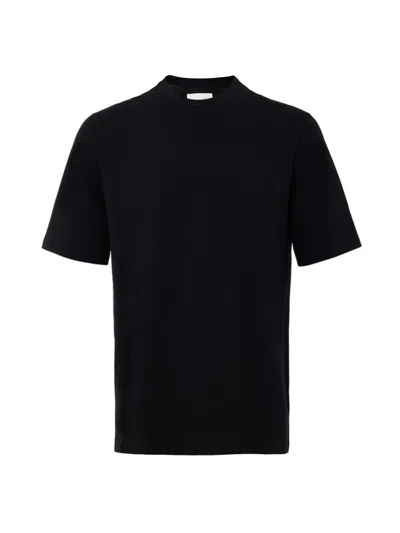 JIL SANDER T-SHIRT BLACK 'UNIVERSAL CONSCIOUSNESS' JIL SANDER