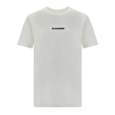Jil Sander Porcelain Cotton Clothing T-shirts And Polos In White