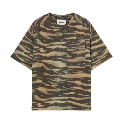 Pre-owned Jil Sander T-shirt 'camouflage' | Multi-color | Men's Size M